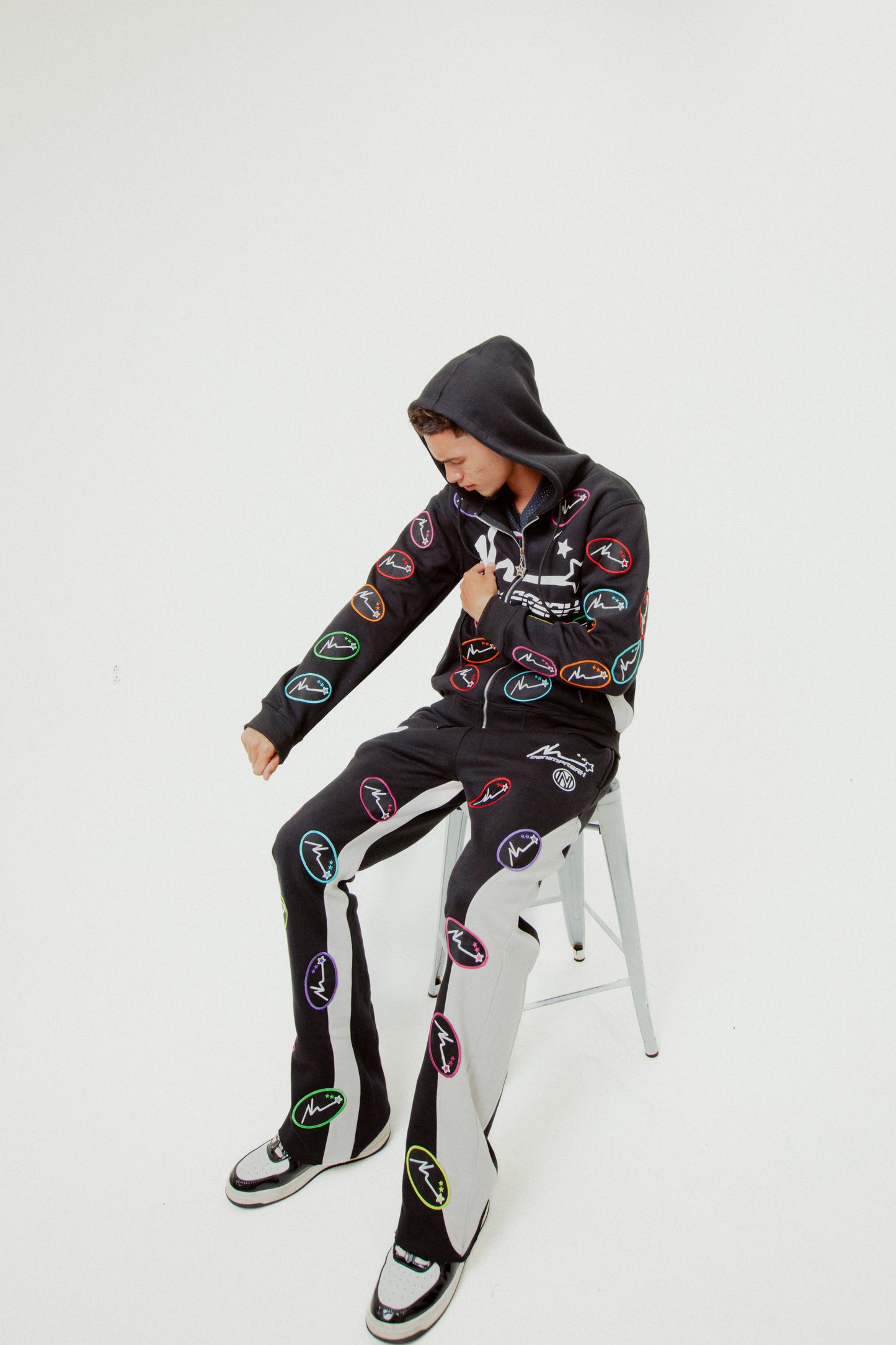 RACER PATCHWORK SWEATS