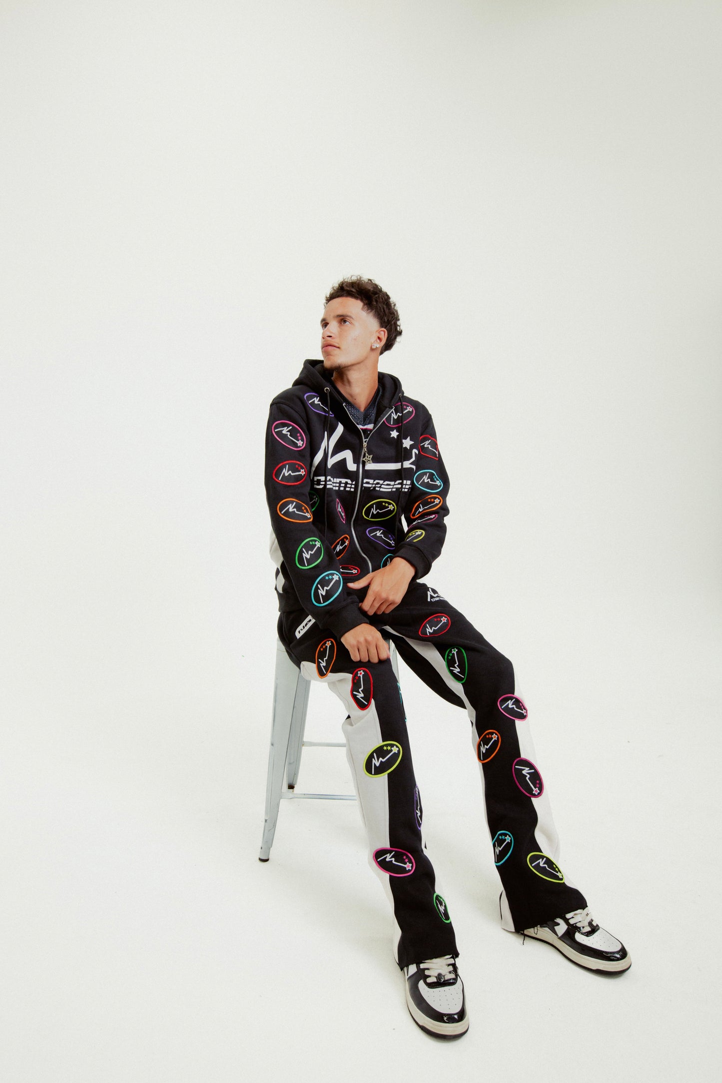 RACER PATCHWORK SWEATS